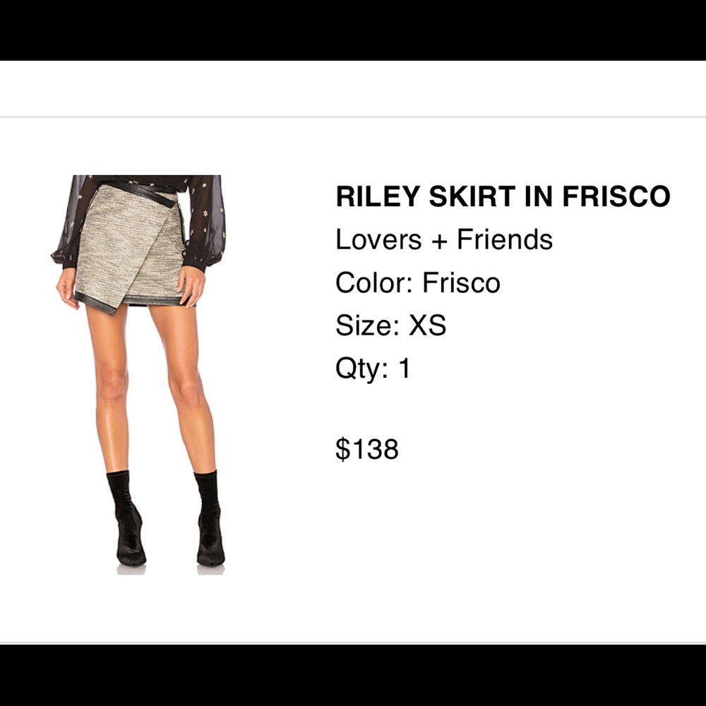 Riley skirt in frisco